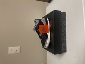Air Jordan 3 Retro OG Black Cement 2024 Size 4Y